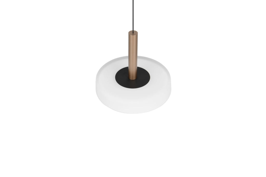 Lampada a sospensione moderna CELESTE Trio vetro bronzo LED