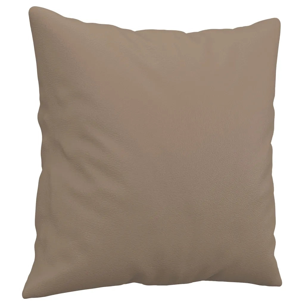 Set di Divani 3 pz con Cuscini Cappuccino in Similpelle 3201352