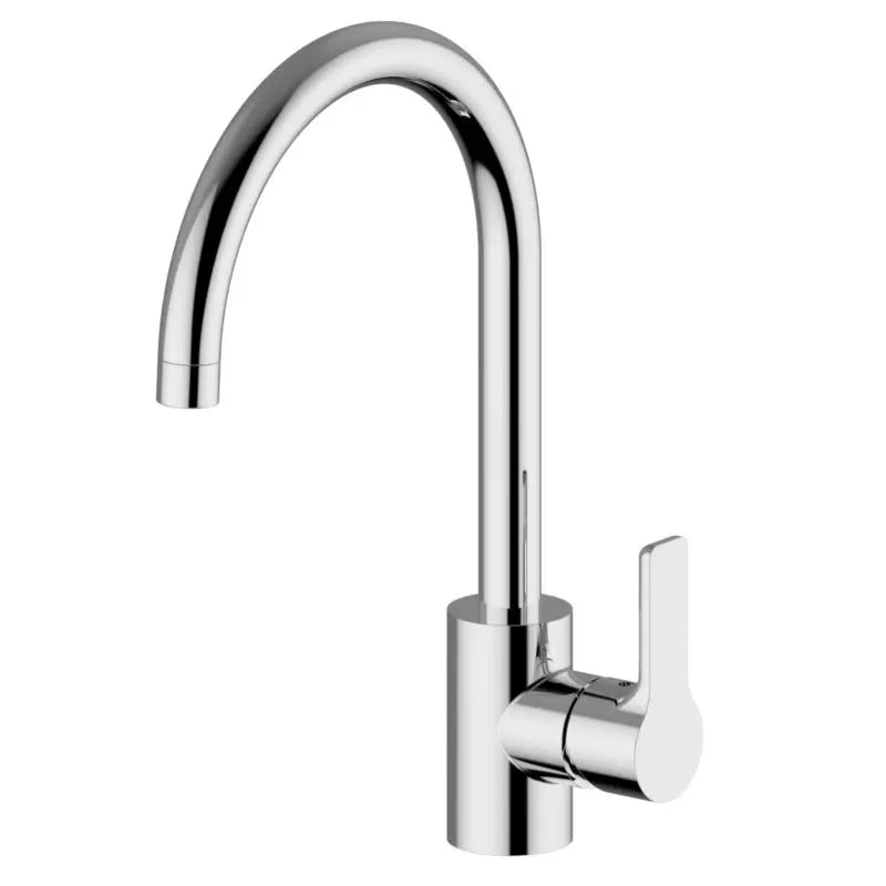 Miscelatore per lavello Goodlife a canna a U cromo