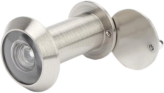 Visore di sicurezza per porte a grande angolo 200° - Visore di sicurezza per porte - Materiale: zinco - Vetro resistente alle graffi - Protezione della privacy - Funzione di utilizzo facile - Visore di sicurezza per porte