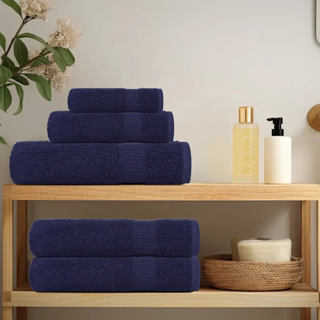 Set di asciugamani 8 pezzi FROGN blu navy 360 g/m² 137066