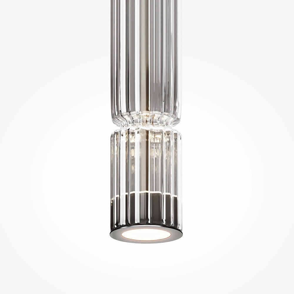 Lampada a sospensione Maytoni Ordo cromata LED 12W