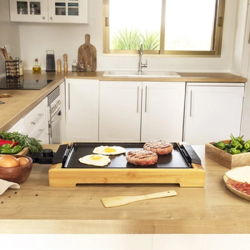 CECOTEC 03089 - Piastra da cucina Tasty&Grill 2000 Bamboo