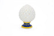 Pomo Decorativo Casa con Luce Bianco e Blu 14 cm