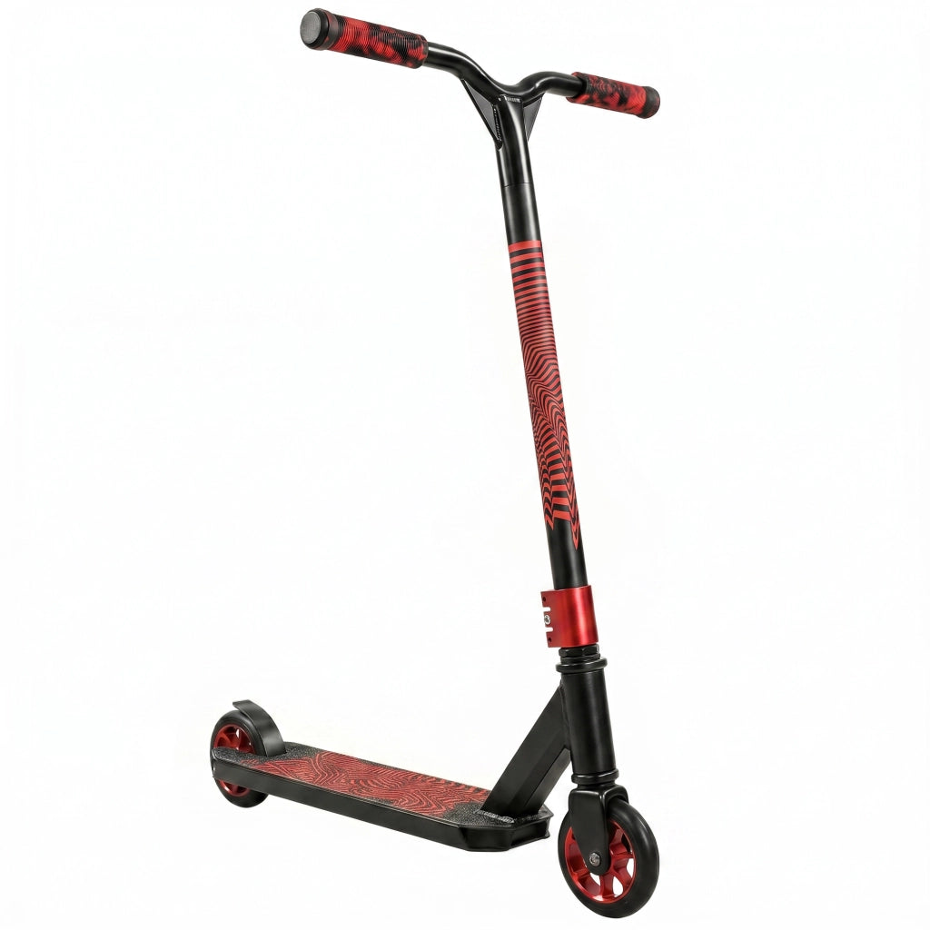 Monopattino Freestyle per Trick ¨C Xylo ¨C Cuscinetti ABEC-9 Ruote 120mm Rosso
