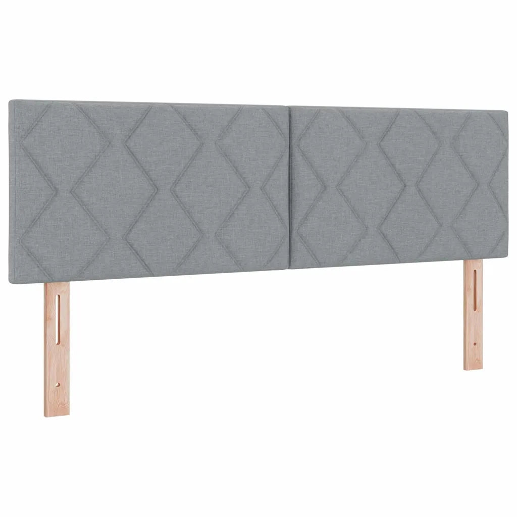 <strong>Letto a Molle< / strong> Grigio chiaro 140 x 200 cm
