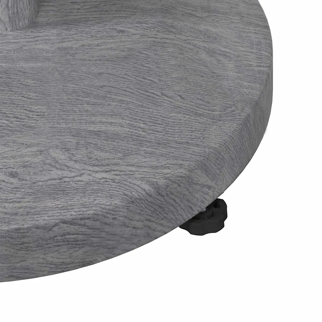Base per ombrellone Aspetto Legno Grigio Scuro 48 x 48 x 32 cm 42010010