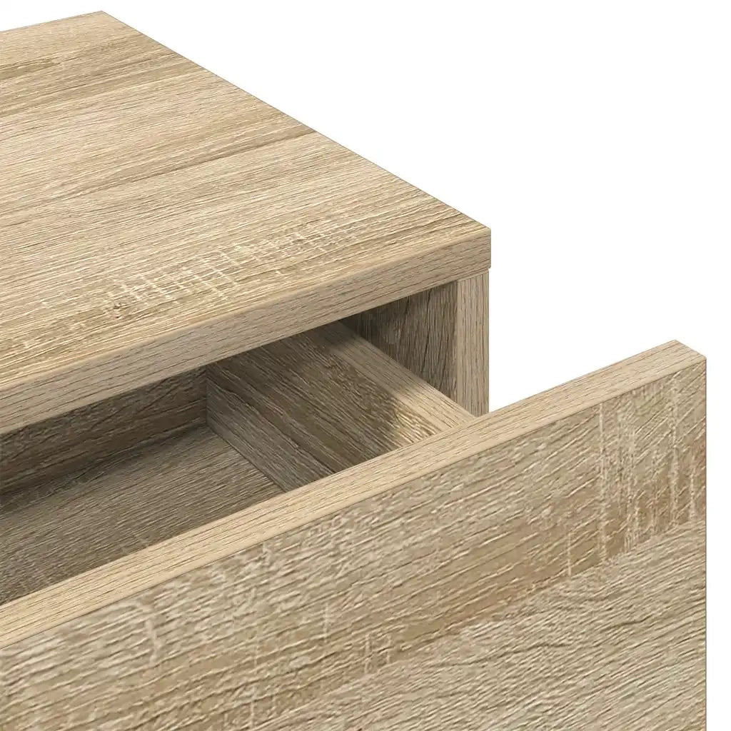 Scaffale a Parete con Cassetti Sonoma 100x36x19cm in Truciolato 859988