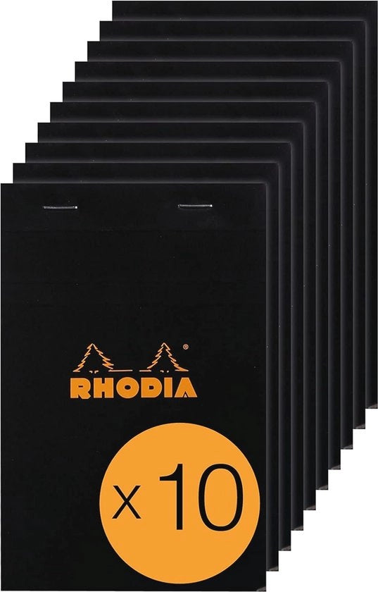 Blocchi di appunti 11 x 17 cm - 10 pezzi con 80 fogli