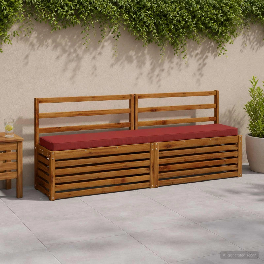 Cuscini per Panchina a 2 Pezzi VUGHT 2 pcs 100% Poliestere 950953