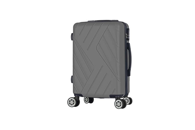 COVERI TROLLEY ABS BASILEA ARGENTO 4 RUOTE REMOVIBILI 56CM