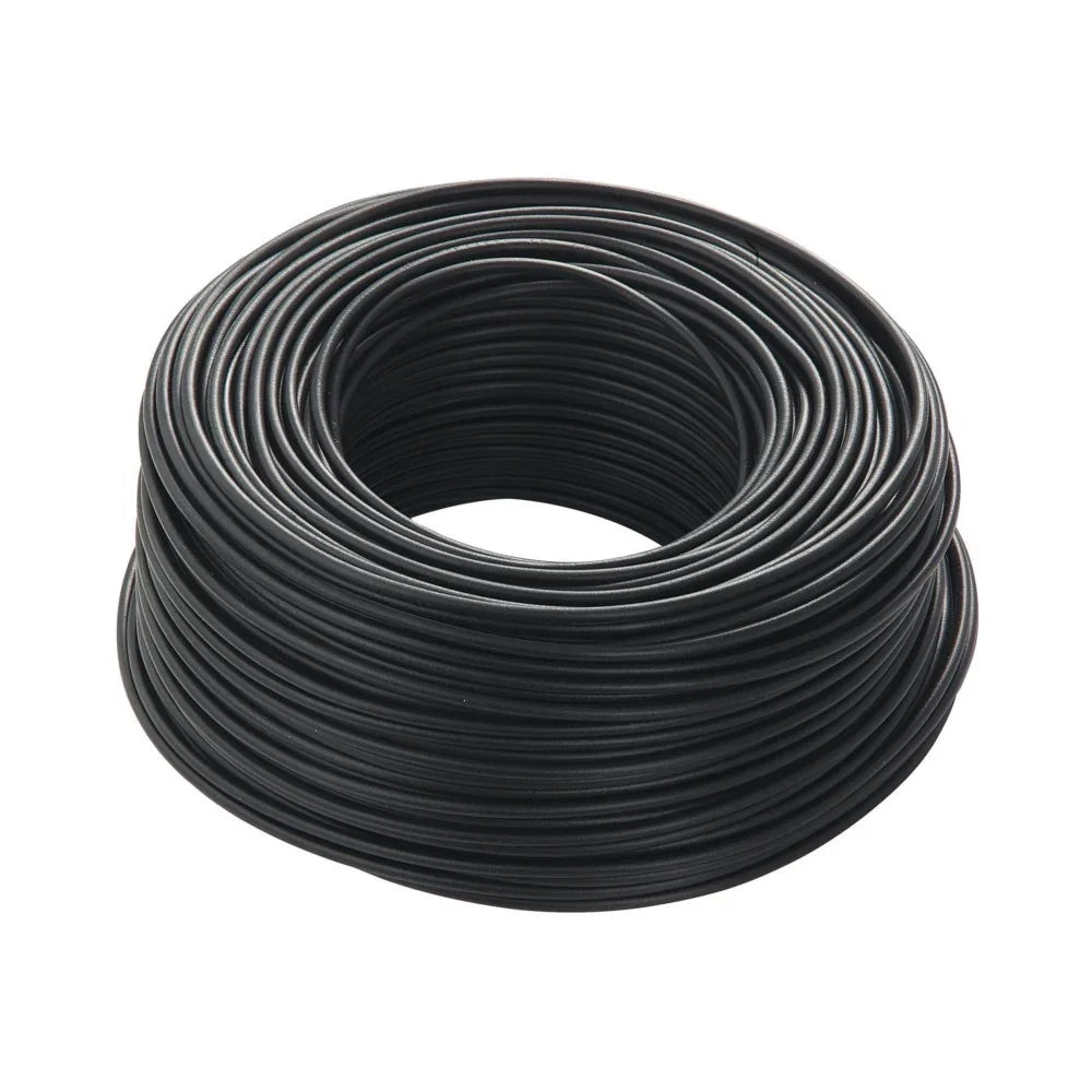 Cavo elettrico cordina unipolare nero antifiamma FS17 1 x 2,5 mm - prezzo al mt -