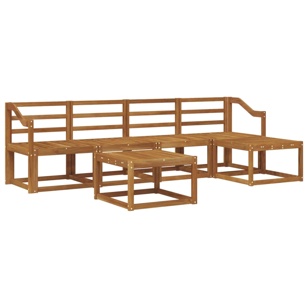 Set di divani da esterno 6 pcs Naturale