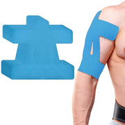 Tape Kinesio Voorgesneden - Acqua-Resistente - Flessibile - Comfort di Indossamento - Adattabile - 10 Pezzi - Fisioterapico