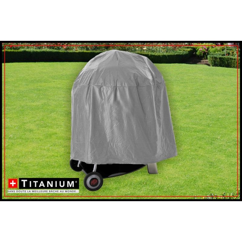 Copertura per Barbecue rotondo TITANIUMÂ® - ARGENTO