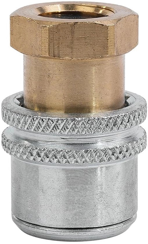 Valvola di ventilazione in rame - Valvola per pneumatici con diametro grande - Connetti veloce - Materiale duraturo - 3,66 x 2,4 x 2,4 cm - Procedimento di gonfiaggio affidabile - Pompa di aria