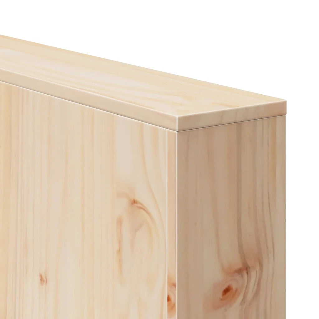 Divano da giardino Naturale 134 x 60 x 62 cm Pino massello 873866