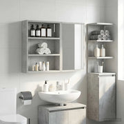 Armadio da bagno a muro Grigio Cemento 40 x 10 x 50 cm 889346