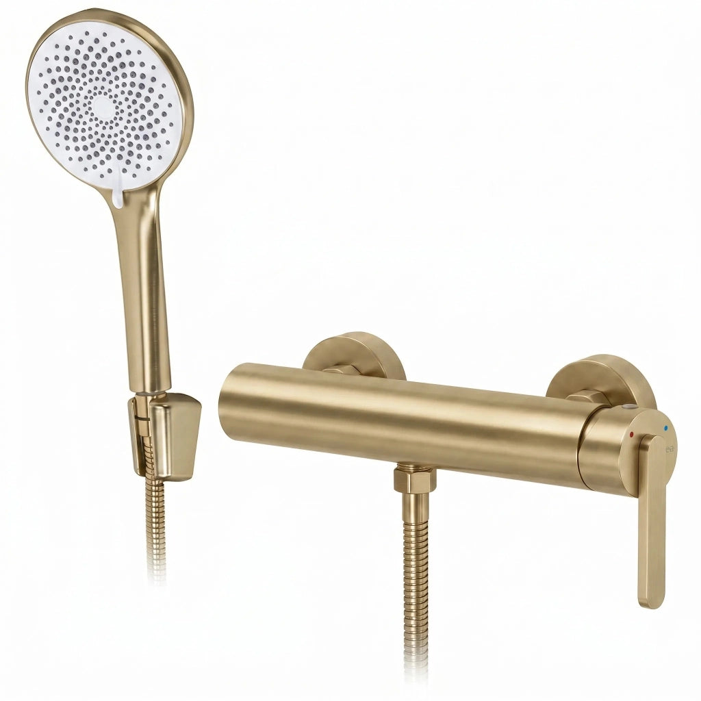 Rubinetto Per Vasca Rea Ontario Side Brush Gold