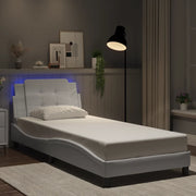 Giroletto con LED senza Materasso Zadar Bianco 80x200 cm