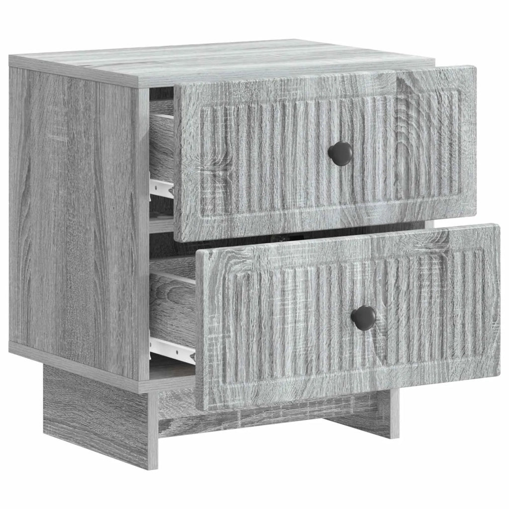 Armadio da Notte 2 pcs Grigio Sonoma 43 x 34,5 x 47,5 cm 893848