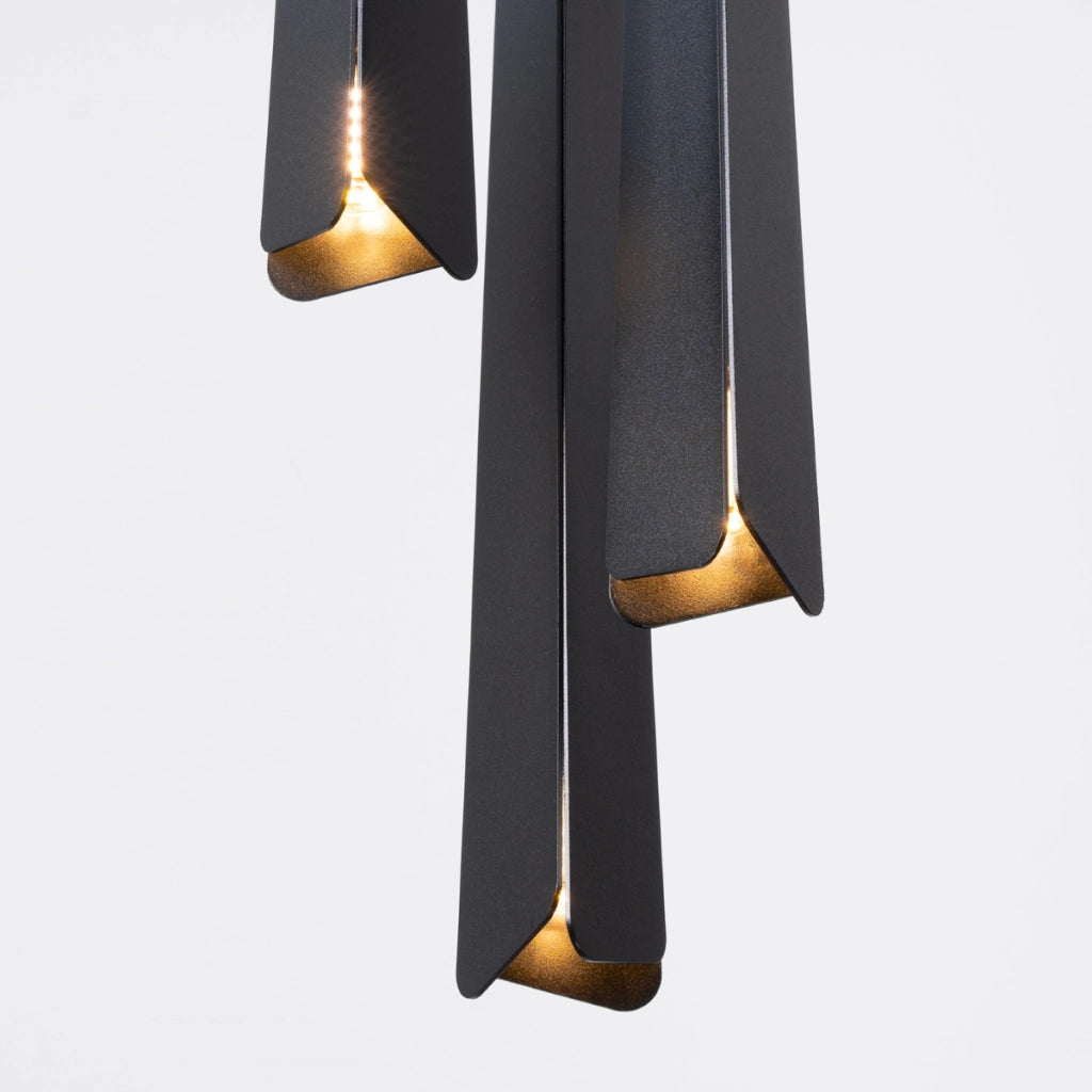 Lampada a sospensione PRYSM 3P nero