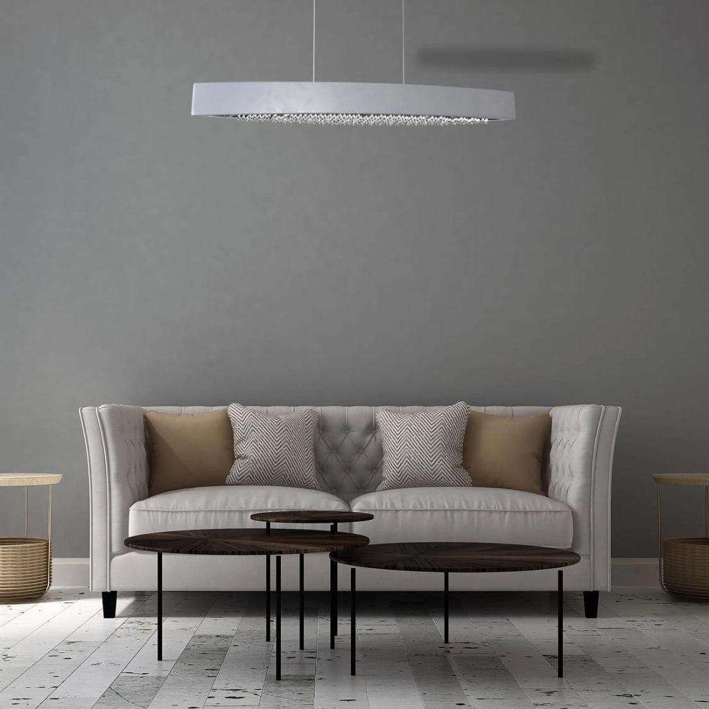 Lampada sospensione Milagro Bocca ML016 cristallo LED 4000K