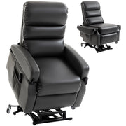 Poltrona Relax Elettrica con Alza Persona ¨C Zephmum ¨C Grigio Scuro