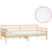 Divano letto | Sof¨¤ letto | Letto singolo con Materasso 90x200 cm Legno Massello di Pino