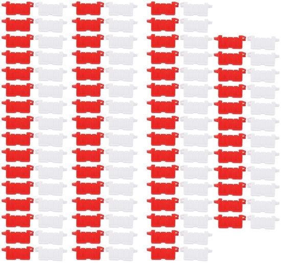 Barriere stradale da 120 pezzi - RC ostacoli stradali - Materiale in plastica riciclata - Controllo a distanza - Pista di gara - Facile da installare - Ostacolo stradale
