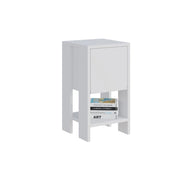 Comodino in legno "Ema" 30 x 30 x 55 cm - Bianco