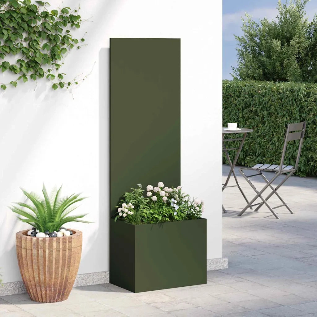 Schermo per privacy in giardino Oliver verde 50 x 150 cm 876444