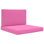 Cuscino per divano da esterno 2 pz | Cuscini per sedie Rosa Poliestere
