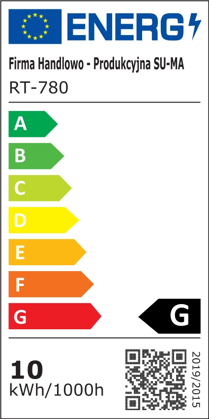 Lampione da giardino 78 cm LED 10W grigio IP54 RT-780