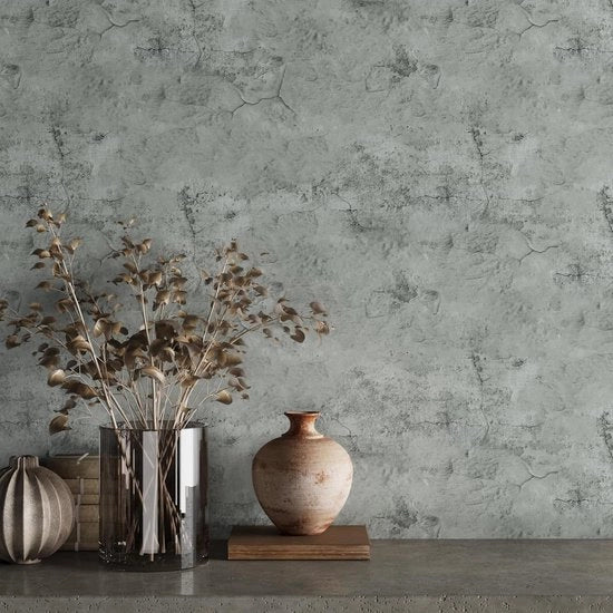 Tessuto in stile cemento grigio - autofixante - stile vintage - 40cmx200cm