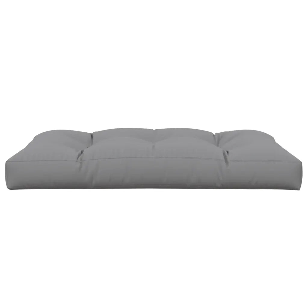 Cuscino per Pallet Grigio 120x80x12 cm in Tessuto 360514