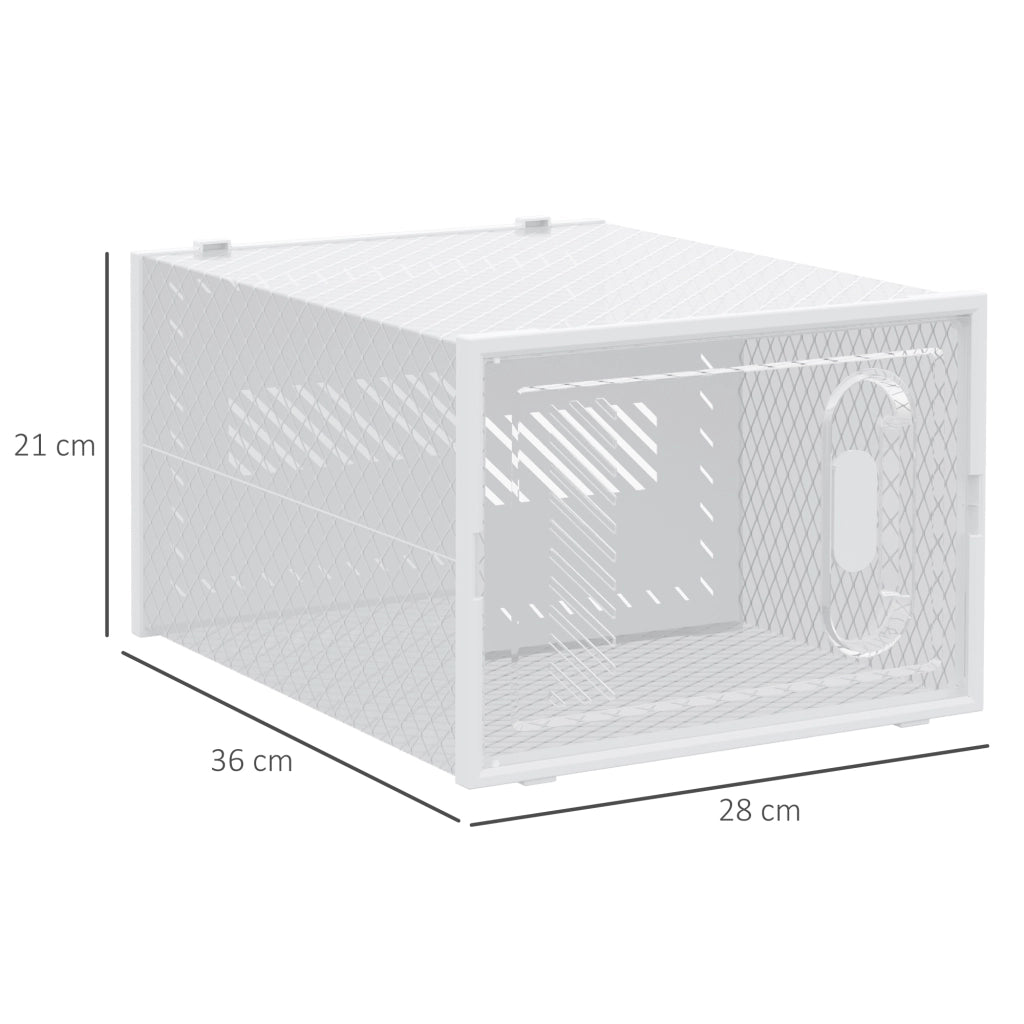Armadio Scarpe Modulare ¨C Minimal ¨C 28x36x21 cm Trasparente