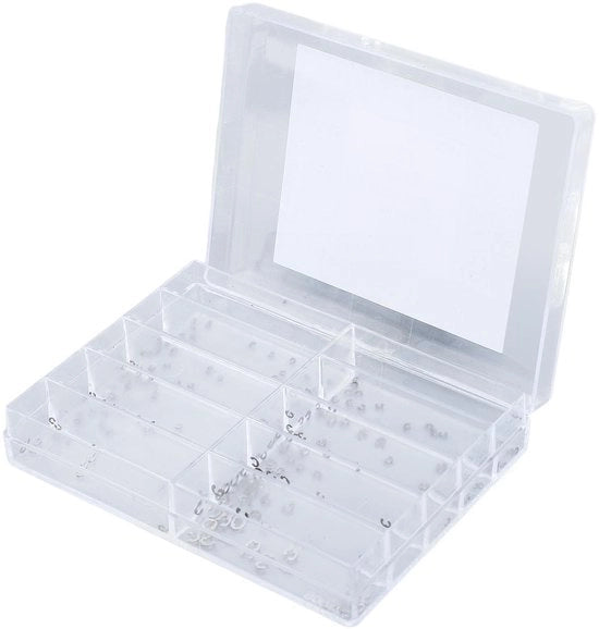 Set di Circlip 200 pezzi - 10 misure - Oreficeria in metallo