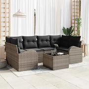 Set Divano da Giardino Grigio 55 x 55 x 37 cm polyrattan 3345939