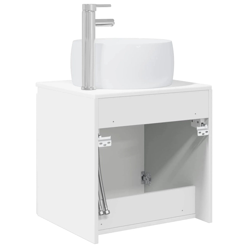 Mobile Lavabo da Parete Bianco 49,5 x 44,5 x 66 cm 890452