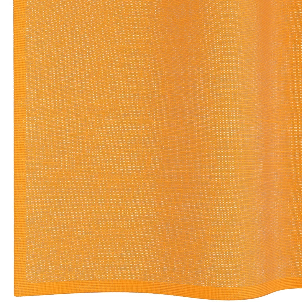 Tende in Voile con Passanti 2 pz Arancio 140x245 cm