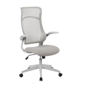 POLTRONA UFFICIO CON BRACCIOLI GRIGIO 54X49BX92.5H CM ZOLDER