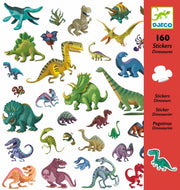 160 Adesivi Dinosauri,Djeco,eta 4-7 anni