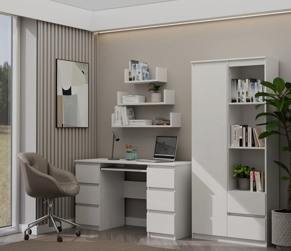 Scaffale bily RS-80 bianco libreria moderna