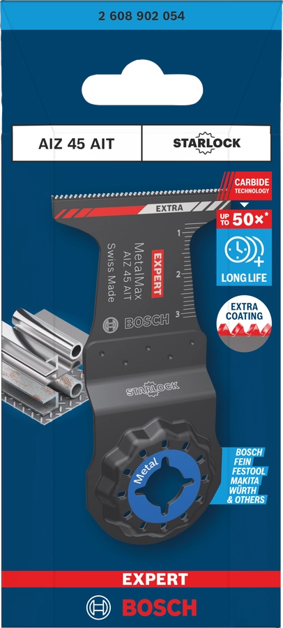 Lama Bosch EXPERT AIZ 45 AIT MetalMax Starlock in Carburo 45 x 35 mm -2608900054