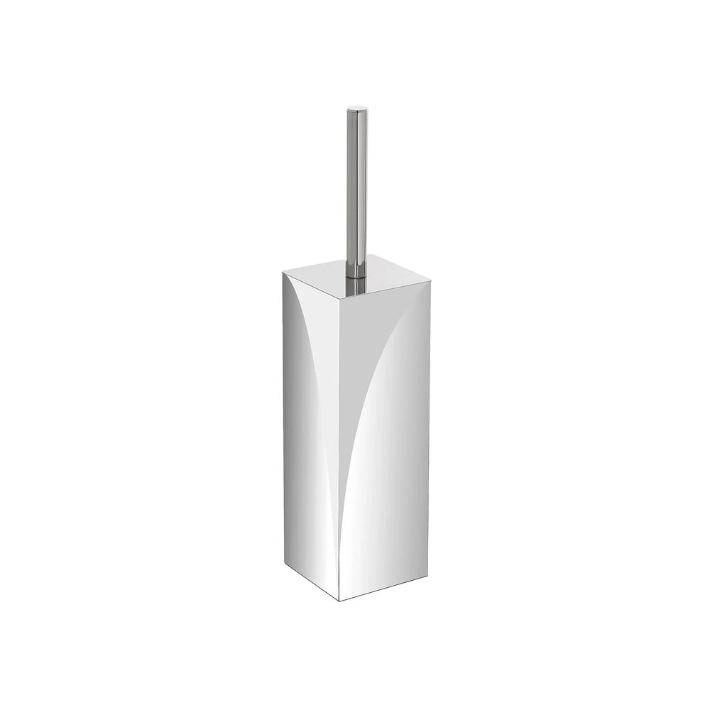 PORTA SCOPINO BAGNO PORTASCOPINO ACCIAIO INOX CROMATO QUADRATO PRESTIGE FERIDRAS