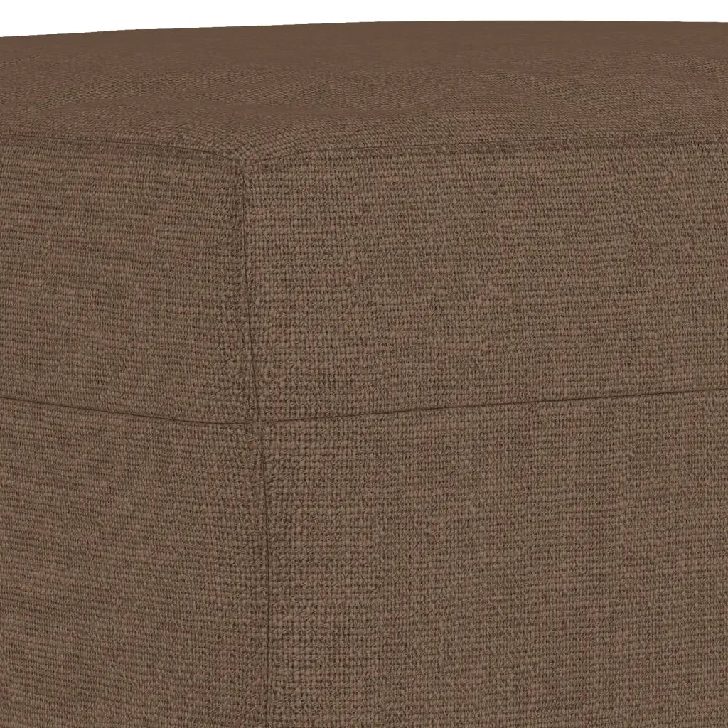 Set di Divani 3 pz con Cuscini Marrone in Tessuto 3201627