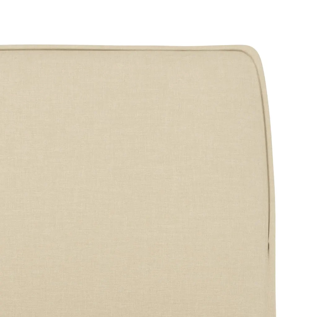Poltrona | Sedia Lounge Crema 52x75x76 cm in Tessuto