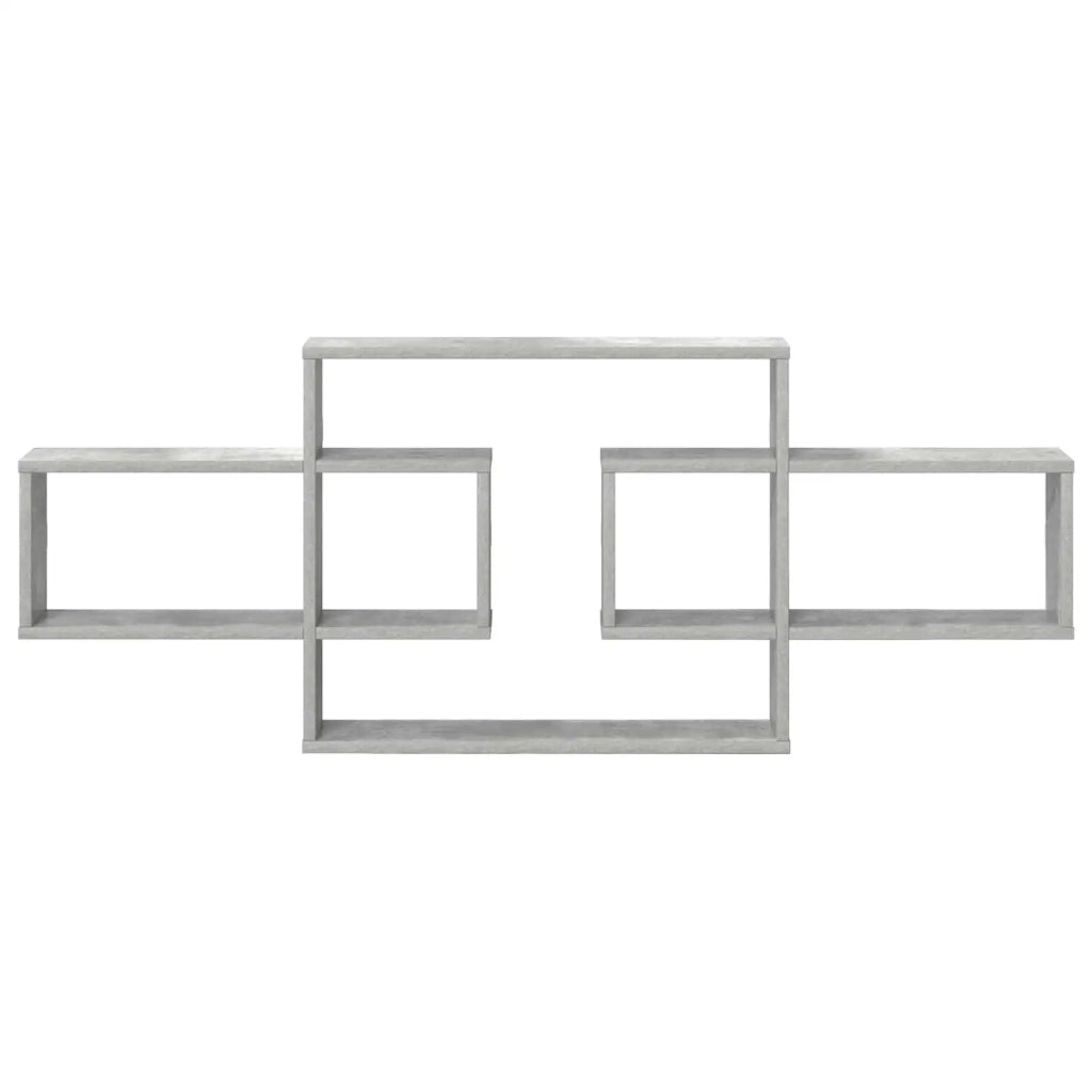 Scaffale da parete Grigio Cemento 130 x 10 x 50 cm 8012455