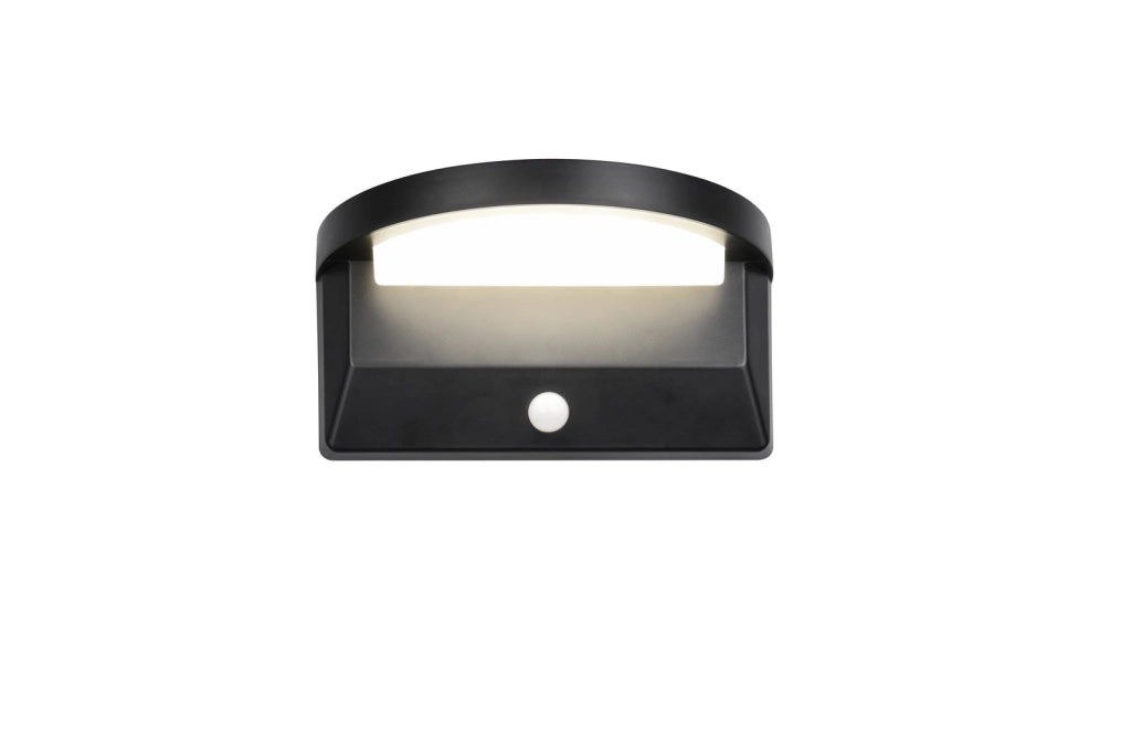 Applique da esterno LED solare 8W nero IP44 MORO RL